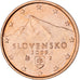 Slowakei, 2 Centimes, 2009, VZ, Copper Plated Steel