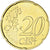 Monaco, Rainier III, 20 Euro Cent, 2002, Paris, MS(63), Brass, KM:171