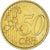 Monaco, Rainier III, 50 Euro Cent, 2001, Paris, MS(63), Brass, KM:172