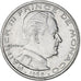 Coin, Monaco, Rainier III, 1/2 Franc, 1965, MS(63), Nickel, KM:145