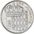 Coin, Monaco, Rainier III, Franc, 1975, MS(63), Nickel, KM:140, Gadoury:MC 150