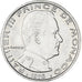 Coin, Monaco, Rainier III, Franc, 1976, MS(63), Nickel, KM:140, Gadoury:MC 150