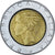 Itália, 500 Lire, 1989, Rome, AU(55-58), Bimetálico, KM:111