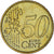 Monaco, Rainier III, 50 Euro Cent, 2001, Paris, AU(55-58), Mosiądz