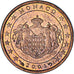 Monaco, Rainier III, Euro Cent, 2001, Paris, AU(55-58), Copper Plated Steel