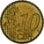 Monaco, Rainier III, 10 Euro Cent, 2001, Paris, ZF, Tin, Gadoury:MC175, KM:170