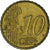 Monaco, Rainier III, 10 Euro Cent, 2002, Paris, ZF+, Tin, Gadoury:MC175, KM:170