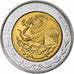 Mexico, 5 Pesos, Francisco J. Mugica, 2008, Mexico City, Bi-Metallic, MS(63)