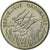 Coin, Gabon, 100 Francs, 1971, Paris, MS(65-70), Nickel, KM:E3