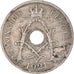 Monnaie, Belgique, 25 Centimes, 1921, B+, Cupro-nickel