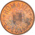 Moneda, Rumanía, 5 Bani, 2014, Bucharest, BC+, Cobre chapado en acero, KM:190