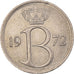 Moeda, Bélgica, 25 Centimes, 1972, Brussels, VF(30-35), Cobre-níquel, KM:154.1