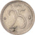 Moneda, Bélgica, 25 Centimes, 1972, Brussels, BC+, Cobre - níquel, KM:154.1