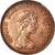 Coin, Jersey, Elizabeth II, 2 New Pence, 1971, VF(20-25), Bronze, KM:31