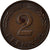 Moneta, Niemcy - RFN, 2 Pfennig, 1965, Munich, VF(20-25), Brązowy, KM:106