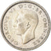 Coin, Great Britain, George V, 6 Pence, 1939, VF(30-35), Silver, KM:832