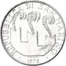 Coin, San Marino, 50 Lire, 1972, Rome, FDC, MS(65-70), Steel, KM:19