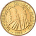 Moneda, San Marino, 20 Lire, 1974, Rome, SC, Aluminio - bronce, KM:34