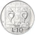 Coin, San Marino, 10 Lire, 1979, Rome, MS(63), Aluminum, KM:92