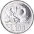 Coin, San Marino, 100 Lire, 1975, Rome, MS(63), Steel, KM:46