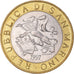 Coin, San Marino, 1000 Lire, 1997, Rome, EF(40-45), Bi-Metallic, KM:368