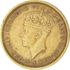 Moeda, ÁFRICA OCIDENTAL BRITÂNICA, George VI, 6 Pence, 1940, EF(40-45)
