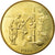 Coin, West African States, 10 Francs, 1981, MS(65-70), Brass, KM:E12