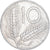 Monnaie, Italie, 10 Lire, 1956, Rome, TB, Aluminium, KM:93