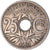 Moneda, Francia, Lindauer, 25 Centimes, 1917, MBC, Cobre - níquel, KM:867a