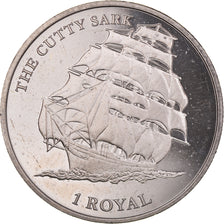 Munten, British Indian Ocean, Le Cutty Sark, 1 Royal, 2021, BU, UNC-