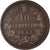 Moeda, Itália, Vittorio Emanuele II, 10 Centesimi, 1863, VF(30-35), Cobre
