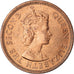 Moneta, Mauritius, Elizabeth II, 2 Cents, 1959, BB+, Bronzo, KM:32