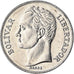 Moneta, Venezuela, 5 Bolivares, 1990, BB+, Acciaio ricoperto in nichel, KM:53a.2