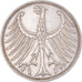 Moeda, ALEMANHA - REPÚBLICA FEDERAL, 5 Mark, 1967, Stuttgart, EF(40-45), Prata