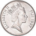 Moeda, Fiji, Elizabeth II, 20 Cents, 1997, AU(50-53), Aço Niquelado, KM:53a