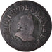 Moneta, Francia, Henri III, Denier Tournois, 1579, Paris, MB, Rame, CGKL:90