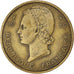 Munten, Frans West Afrika, 25 Francs, 1956, Paris, ZF, Aluminum-Bronze, KM:7