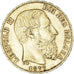 Moneta, Belgio, Leopold II, 20 Francs, 20 Frank, 1877, BB+, Oro, KM:37