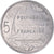 Moeda, Polinésia Francesa, 5 Francs, 1991, Paris, AU(55-58), Alumínio, KM:12