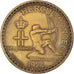 Munten, Monaco, Louis II, 2 Francs, 1924, ZF, Aluminum-Bronze, KM:115