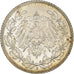 Moeda, ALEMANHA - IMPÉRIO, 1/2 Mark, 1916, Munich, AU(55-58), Prata, KM:17