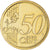 VATICAN CITY, 50 Euro Cent, 2010, Rome, MS(60-62), Brass, KM:387