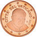 PAŃSTWO WATYKAŃSKIE, 2 Euro Cent, 2011, Rome, Proof, MS(65-70), Miedź