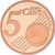 CIDADE DO VATICANO, 5 Euro Cent, 2011, Rome, Proof, MS(65-70), Aço Cromado a