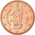 San Marino, 2 Euro Cent, 2012, Rome, BU, FDC, Acciaio placcato rame, KM:441