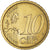 PAŃSTWO WATYKAŃSKIE, 10 Euro Cent, 2011, Rome, BU, MS(65-70), Mosiądz, KM:385