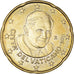 CIDADE DO VATICANO, 20 Euro Cent, 2011, Rome, MS(65-70), Latão, KM:386