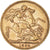 Moneda, Gran Bretaña, Victoria, Sovereign, 1898, MBC+, Oro, KM:785