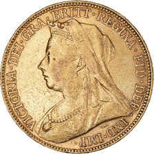 Monnaie, Grande-Bretagne, Victoria, Sovereign, 1898, TTB+, Or, KM:785