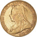 Moneda, Gran Bretaña, Victoria, Sovereign, 1898, MBC+, Oro, KM:785